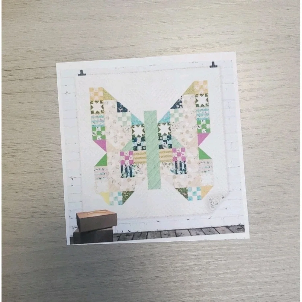 Butterfly Patch Quilt Kit Lella Boutique w/ layer cake Verdure Esther Fallon Lau